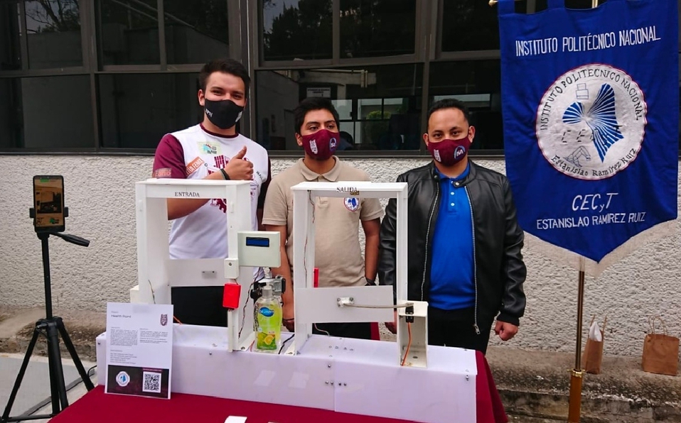 IPN desarrolla estación de desinfección automática
