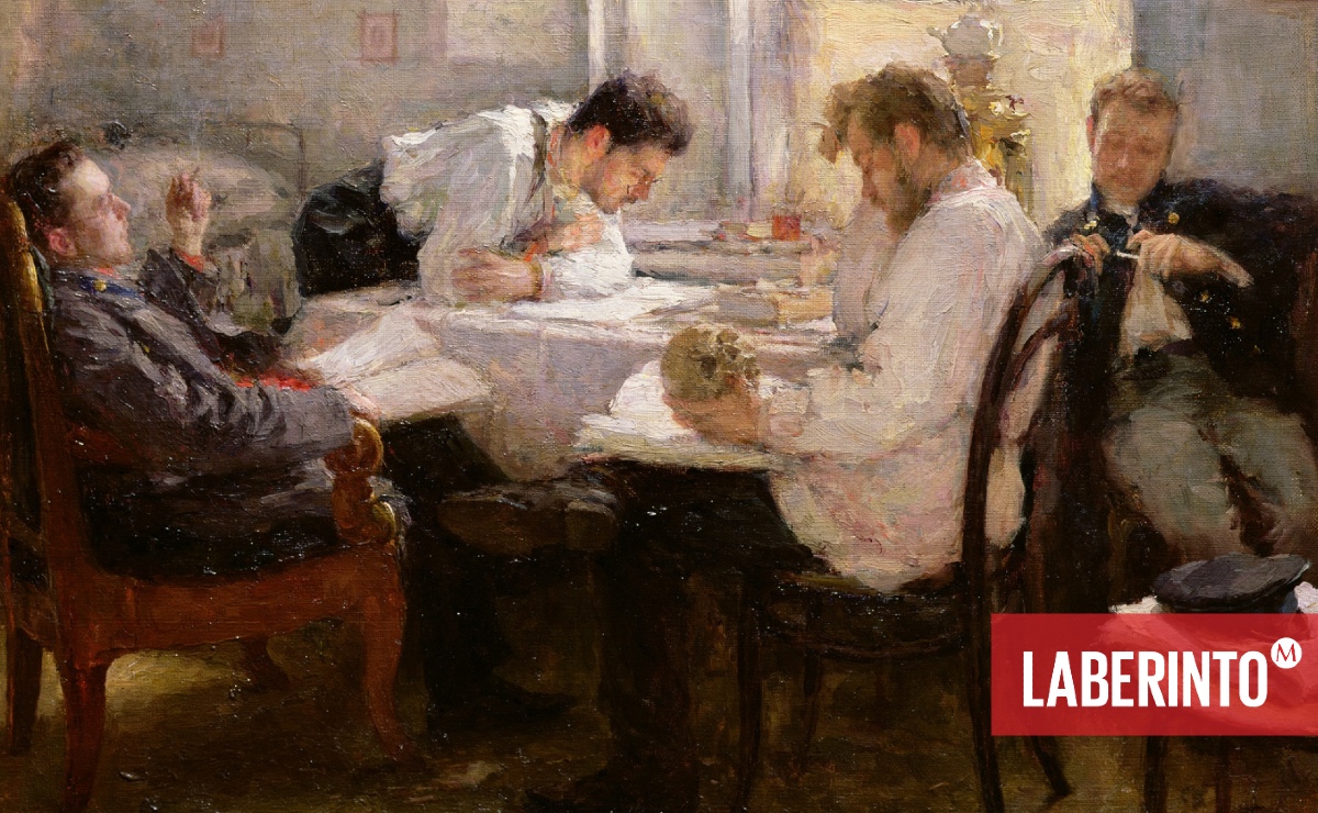 Leonid Pasternak, 'La noche antes del examen', 1895. (Wikimedia Commons)