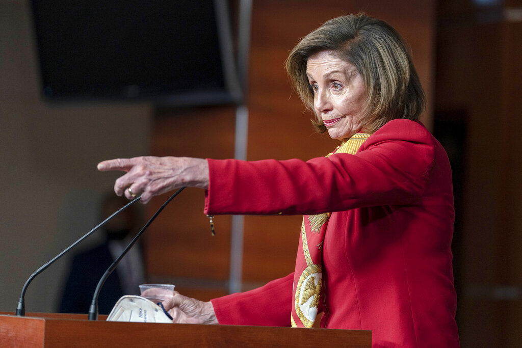 Nancy Pelosi, líder demócrata en el Congreso de Estados Unidos. (AP)