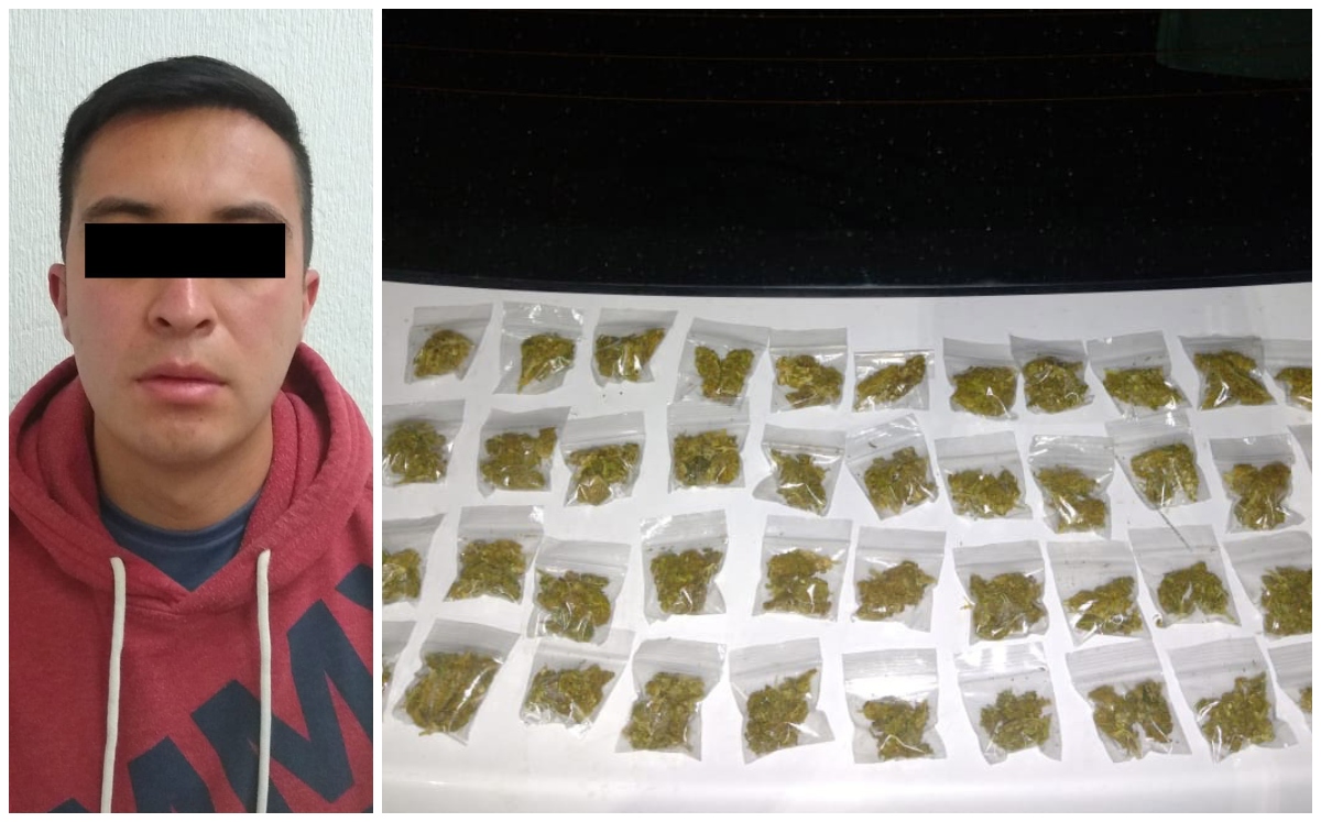 El hombre intentó huir, pero tras una persecución, fue arrestado.