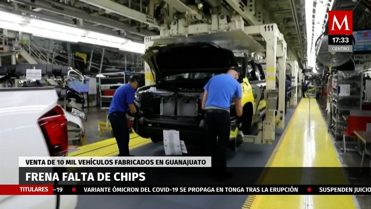 Frena escasez de chips venta de 10 mil vehículos fabricados