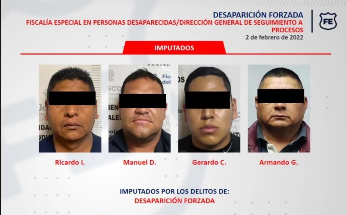 Los cuatro policías de Tonalá fueron vinculados a proceso. (Especial)