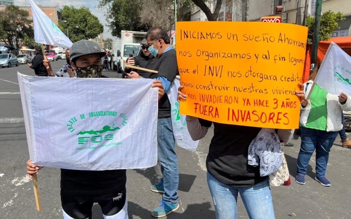 Los manifestantes cerraron por varios minutos las inmediaciones del Poder Judicial de CdMx. | Ramón Ramírez