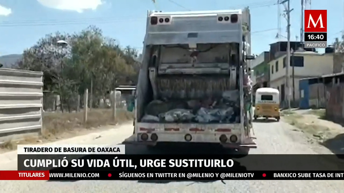 Tiradero de basura en Oaxaca llega a su límite