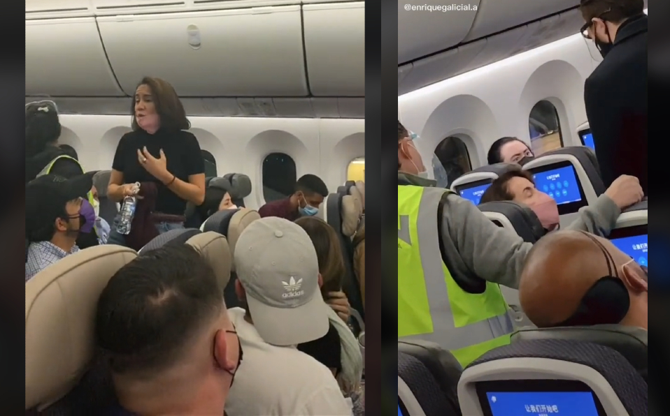 Apodan Lady Aeroméxico a mujer