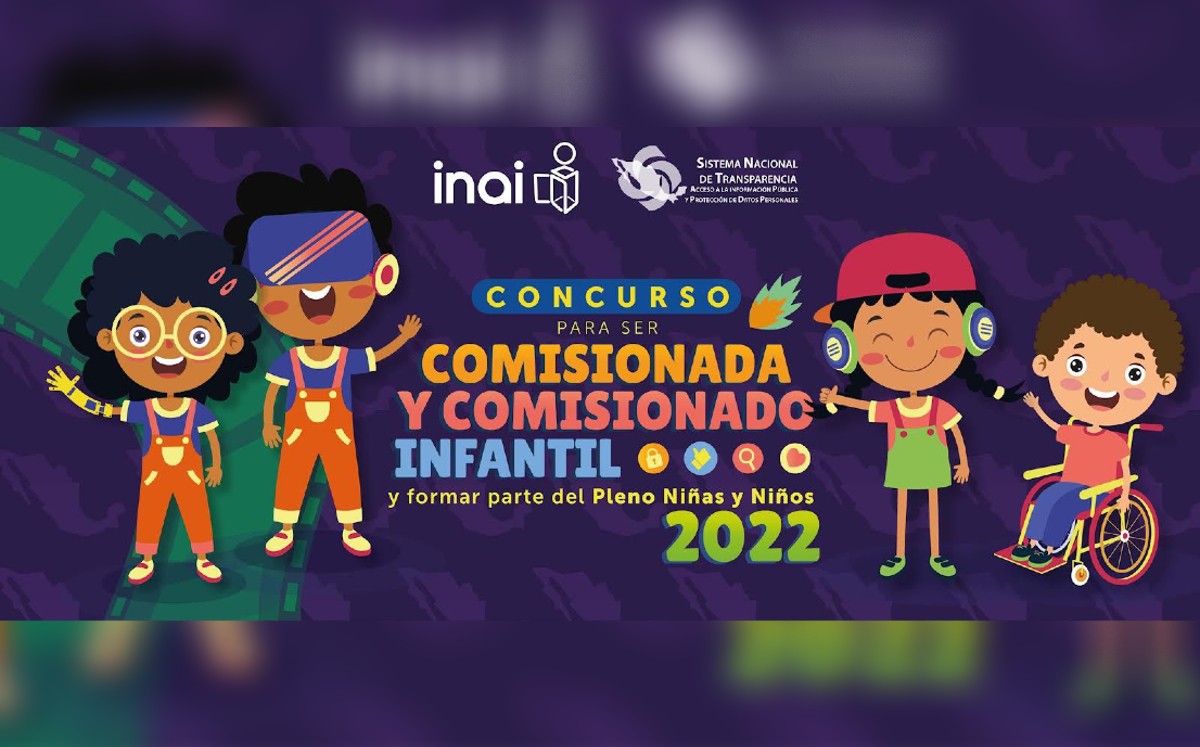 Concurso Comisionada y Comisionado Infantil 2022 del INAI / Cortesía