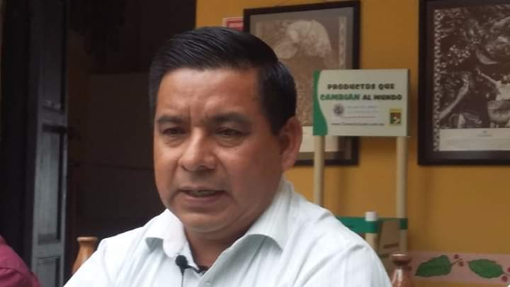 El líder y profesor de la CNTE de la zona altos de Chiapas. (Abraham Jiménez)
