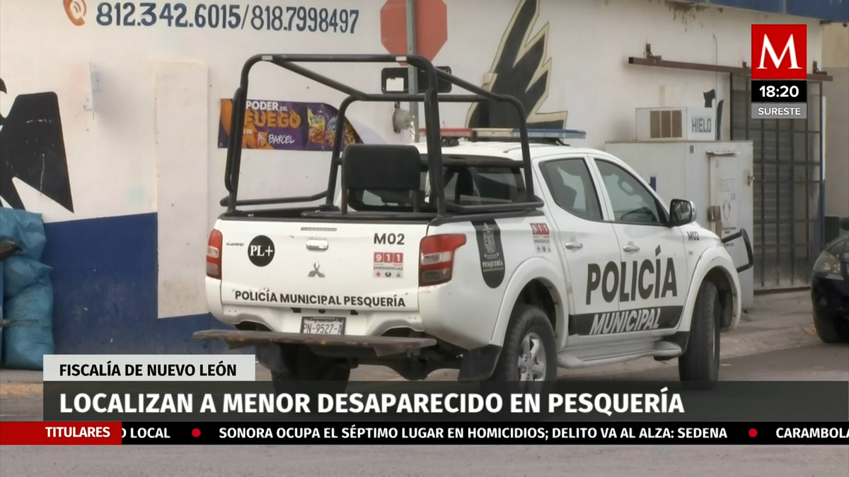 Localizan a niño reportado desaparecido en Pesquería, NL