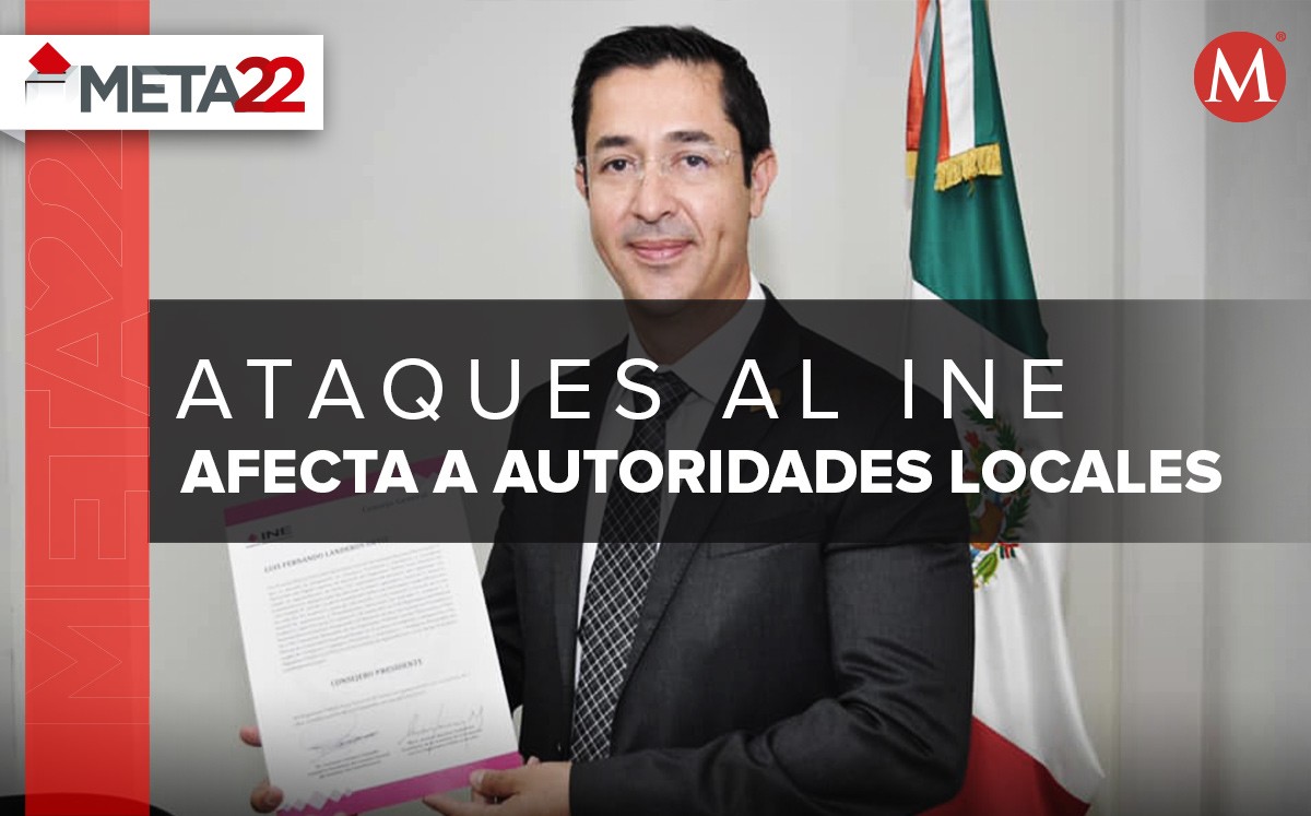 Luis Fernando Landeros, consejero presidente del Instituto Estatal Electora. | Foto: Facebook /Diseño: Margarita Salmorán