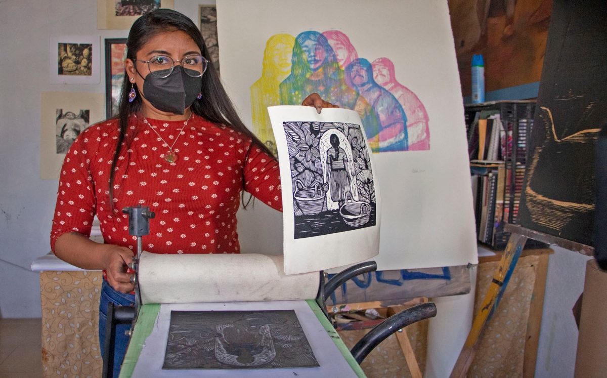 Albadelia Solano Juárez, artista tlaxcalteca | Melanie Torres