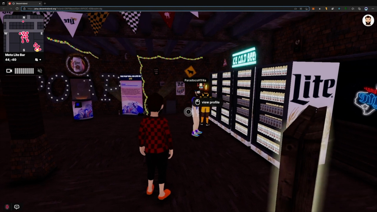 Miller abre un bar virtual en el Metaverso | Notivox Tech