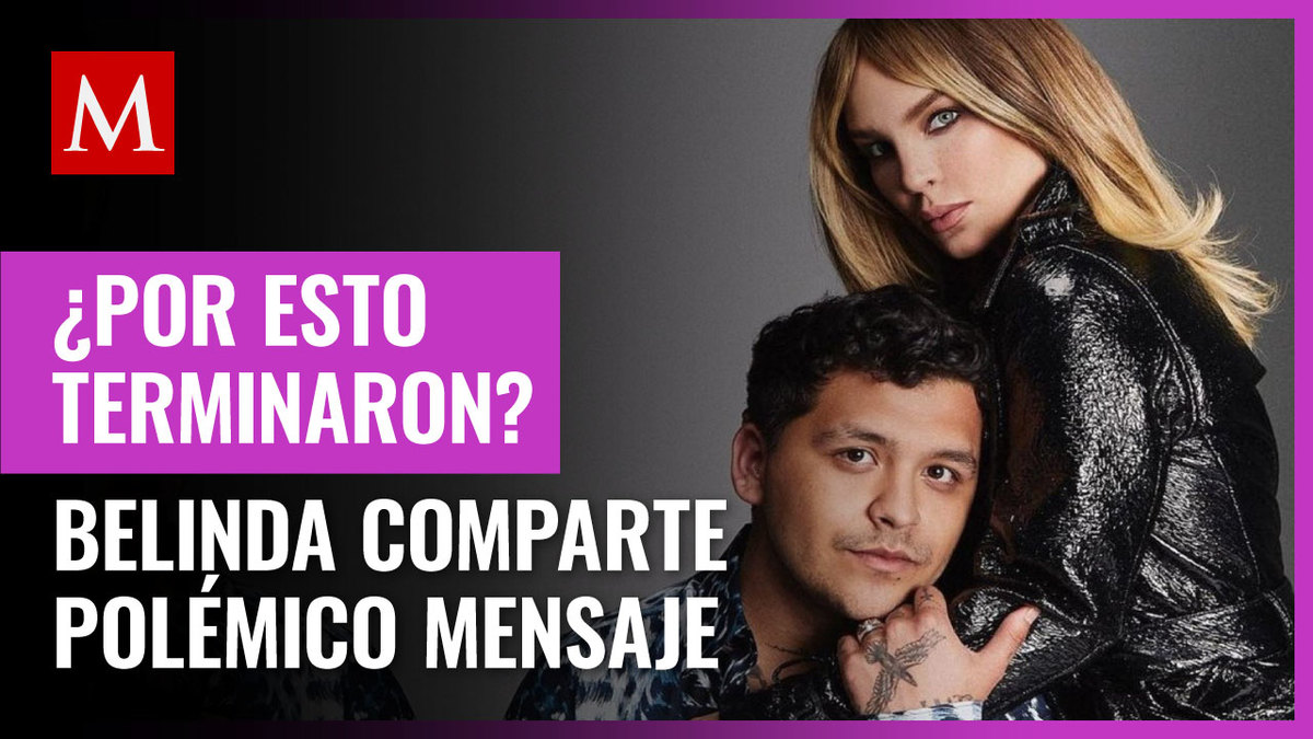 Belinda comparte mensaje tras anuncio de ruptura de Christian Nodal
