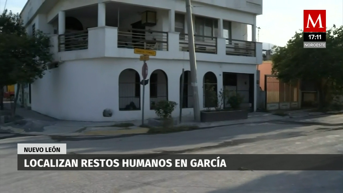 Hallazgo de restos humanos en García, Nuevo León.