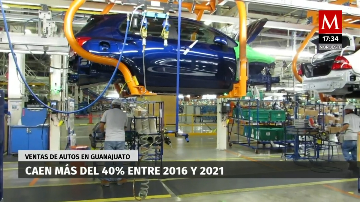 Venta de autos en Guanajuato registra caída del 40% durante el 2021