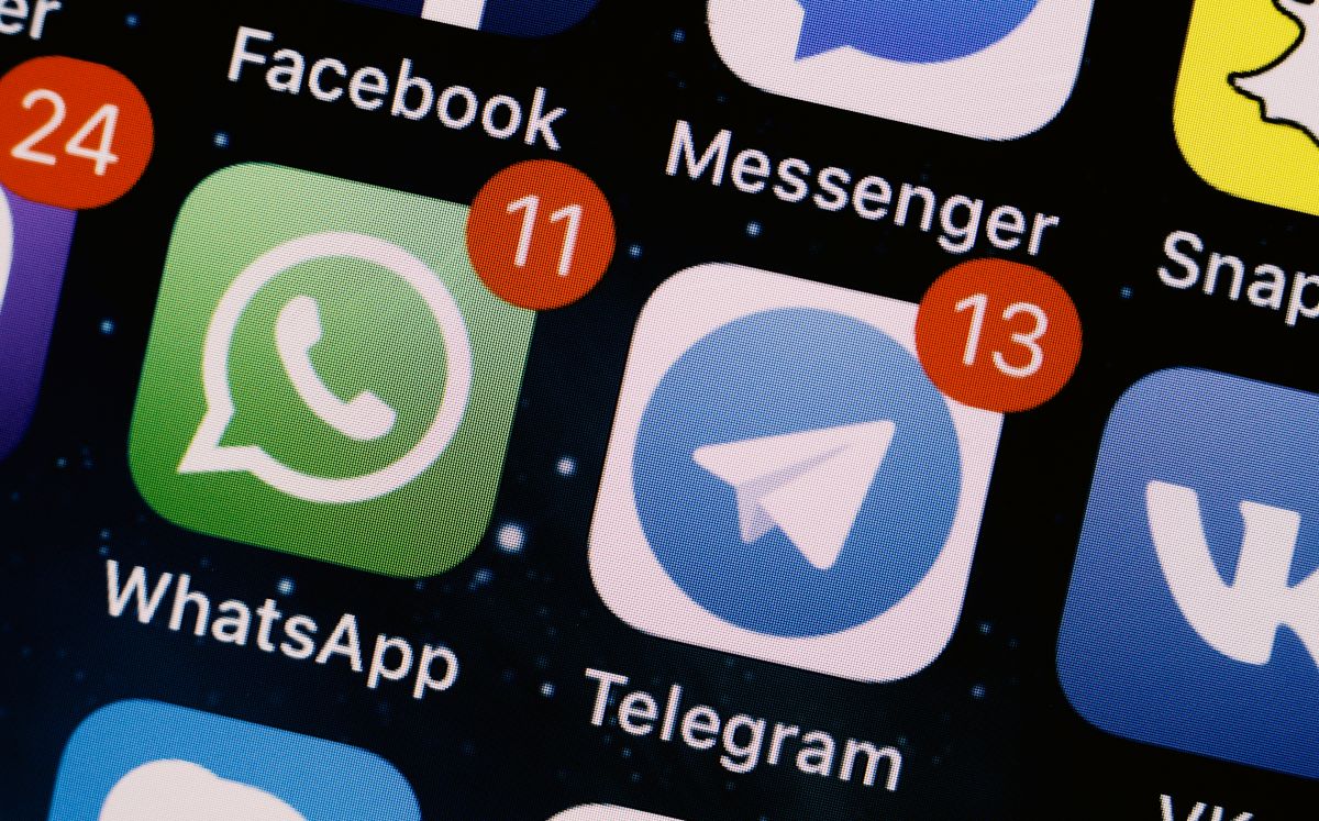 Cómo abrir WhatsApp y Telegram en la misma pestaña (Shutterstock).