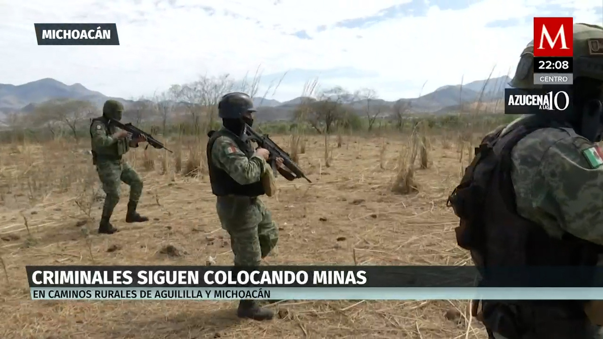 Ejército despliega escuadrón antibombas en Michoacán