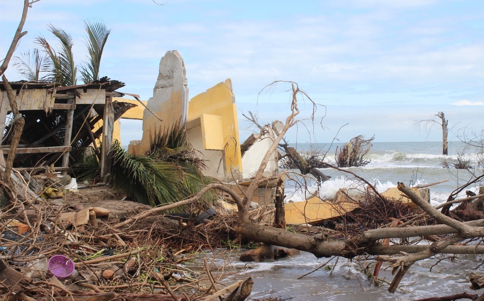 El Bosque, colonia tabasqueña 'devorada' por el mar