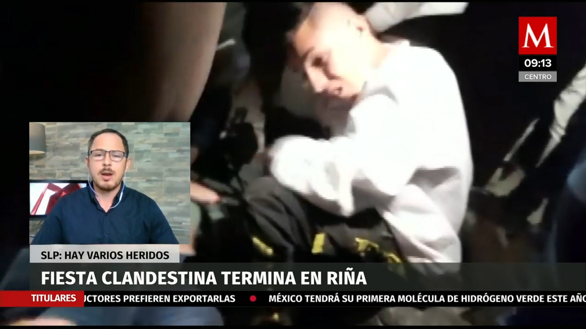 Fiesta clandestina termina en golpes en San Luis Potosí