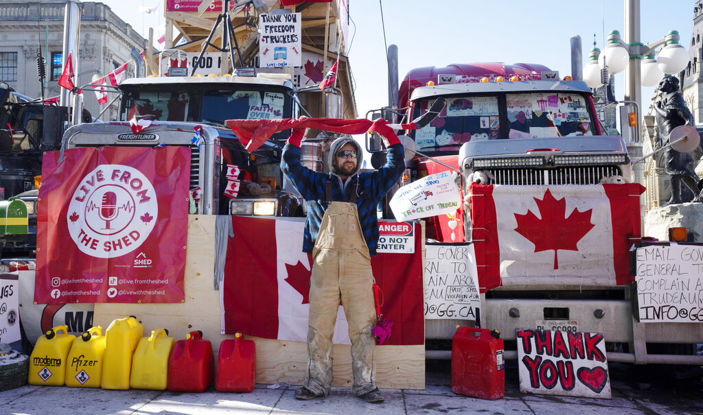 El primer ministro de Canadá, Justin Trudeau, convocó la ley de emergencia contra las protestas antivacunas. (AFP)