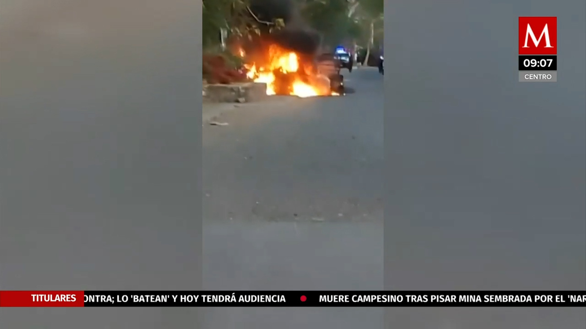 Queman vehículos en Colima, continúan las jornadas violentas