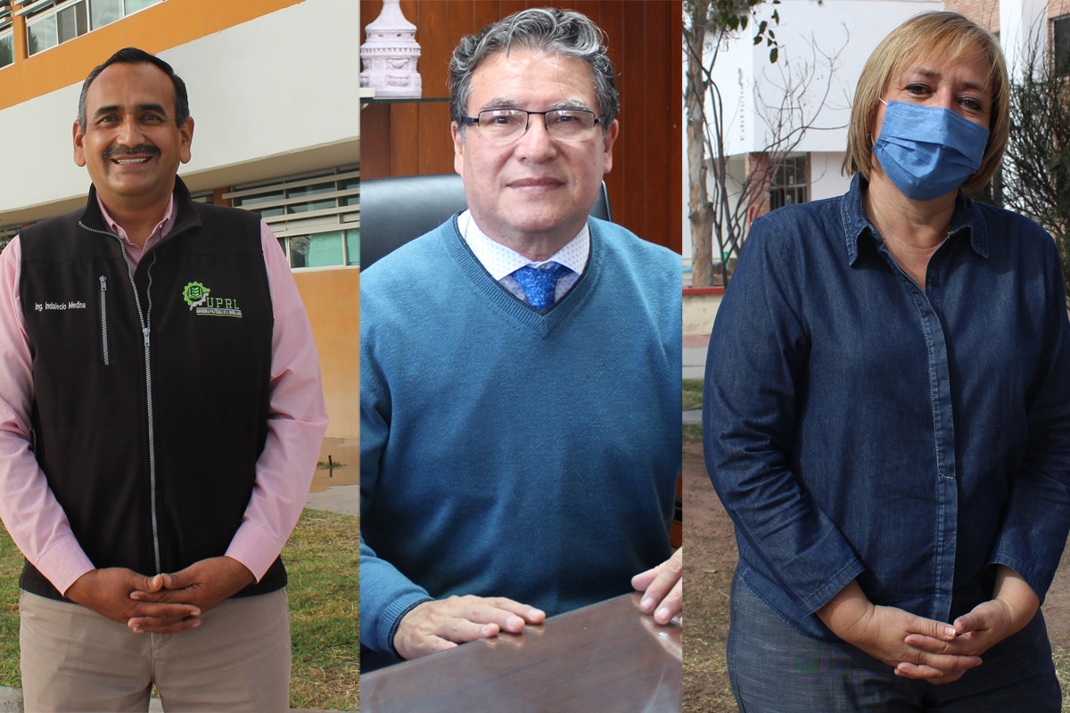 Indalecio Medina Hernández, José Luis Zapata Dávila y Martha Silvia Arguelles Molina. (cortesía)