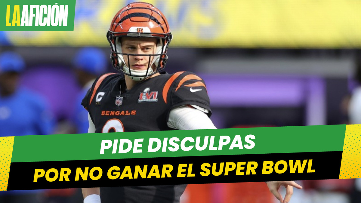 Joe Burrow se disculpa por no ganar el Super Bowl con los Bengals