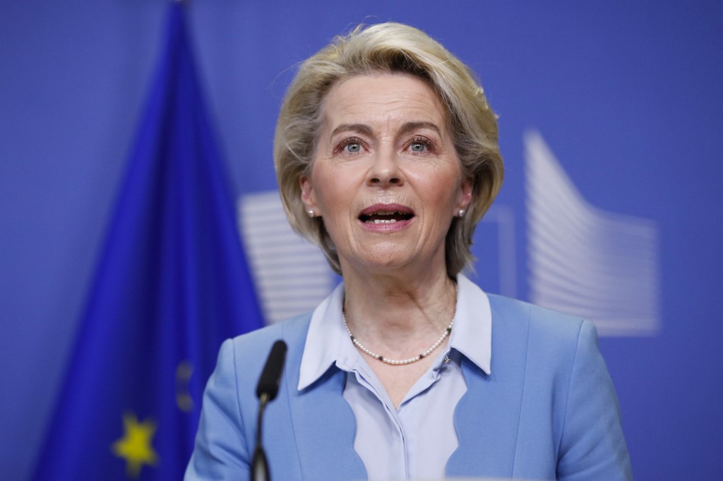 Úrsula Von der Leyen, presidenta de la Comisión Europea. (AFP)