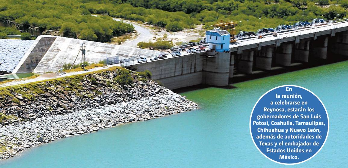 El agua de la presa El Cuchillo es compartida con el distrito de riego 026, en Tamaulipas. Roberto Alanís