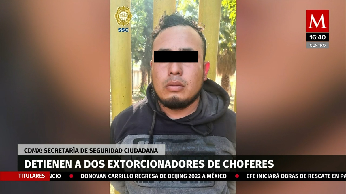 Detienen a dos extorsionadores de choferes de camiones