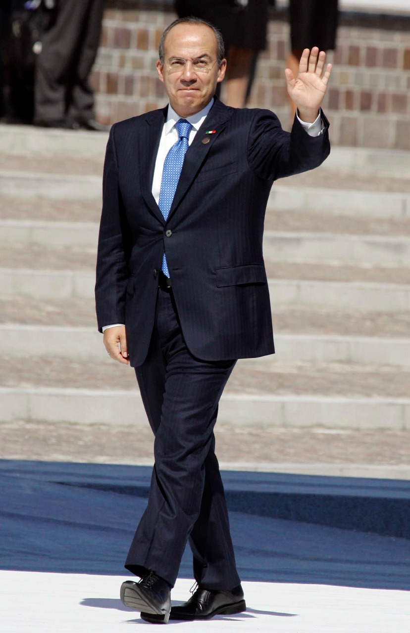 El ex presidente Felipe Calderón. (Alfredo Guerrero)