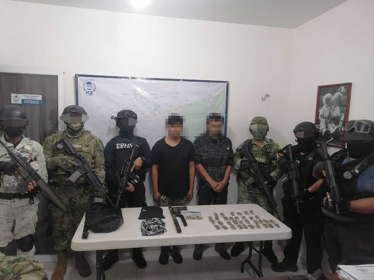 Presunto líder de 'Los Cebúes' detenido. (Especial)