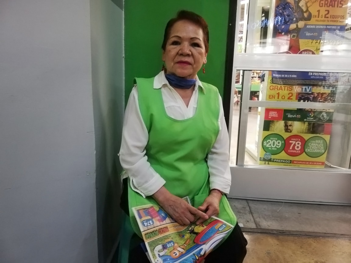 Sara Martínez , espera recuperar su trabajo en el Centro Comercial (Elizabeth Hernández)