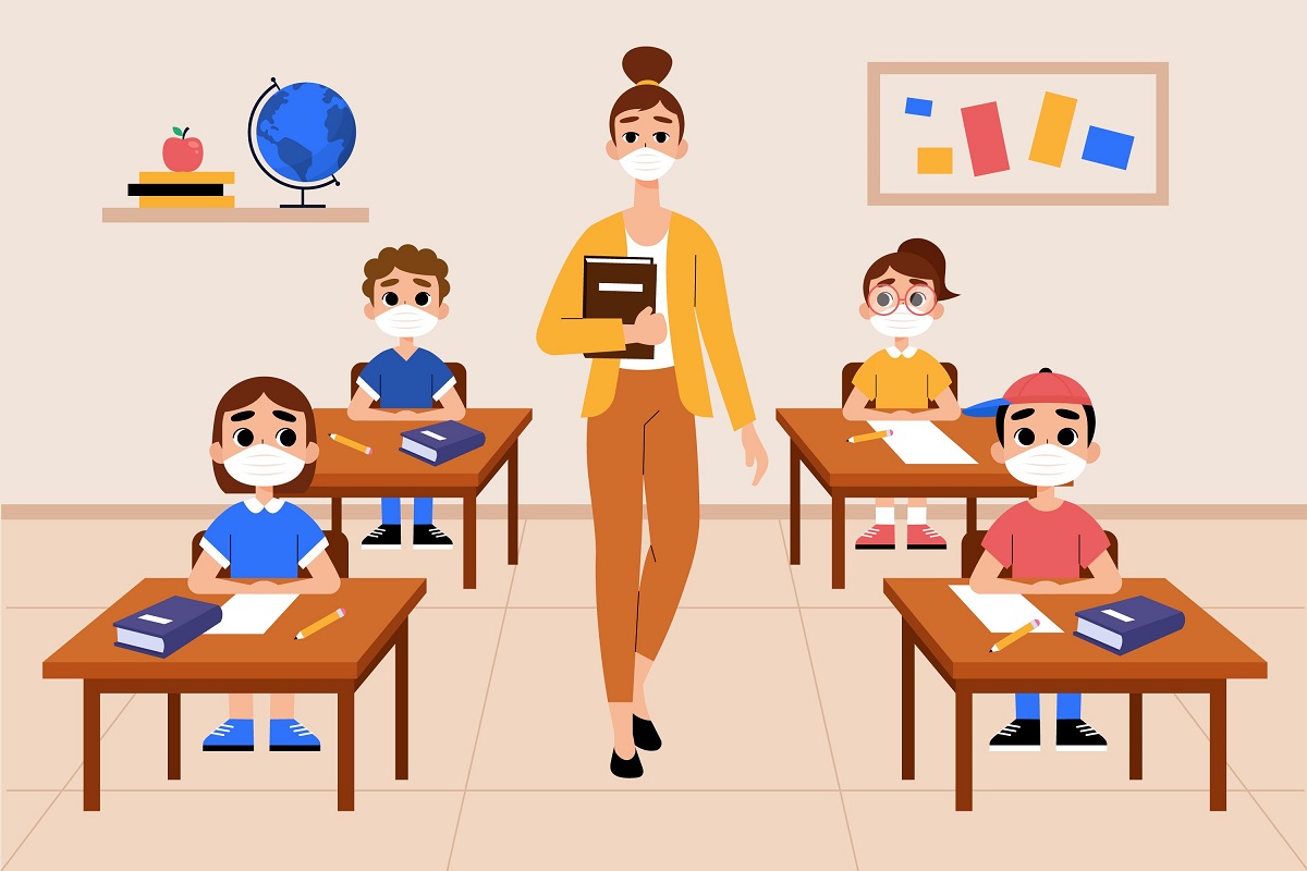 Siguiendo las recomendaciones, el regreso a las aulas es seguro. (freepik.es)