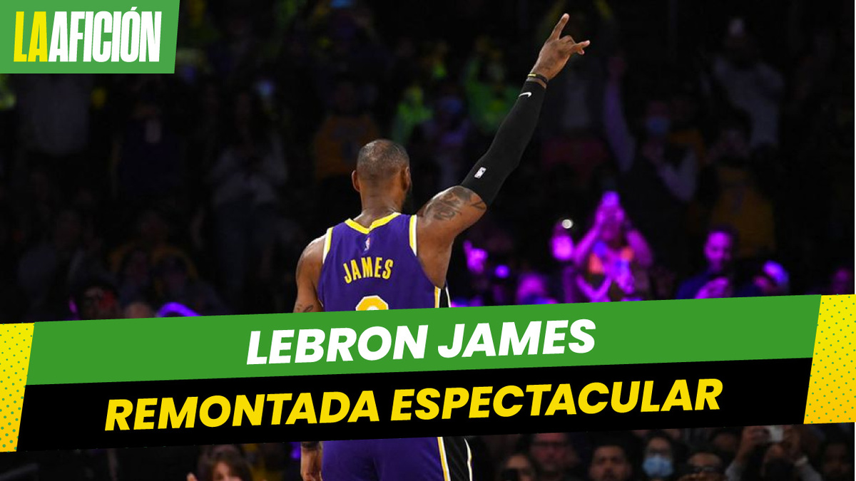 LeBron James guía espectacular remontada de Lakers ante Jazz
