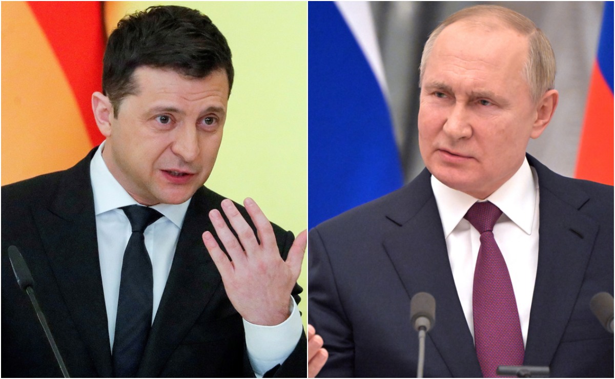 Volodímir Zelenski y Vladimir Putin. | EFE