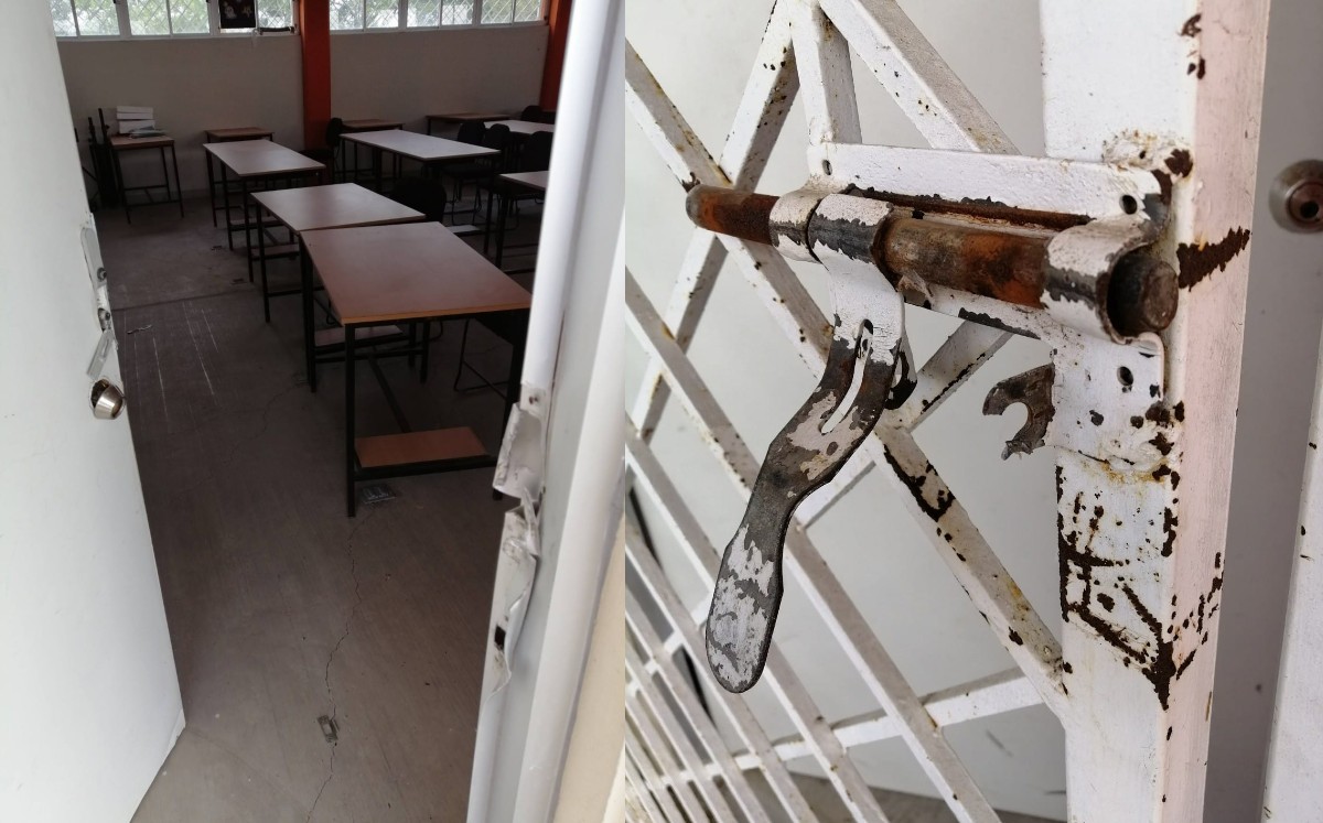 Daños en escuela de Altamira. (Sandra Sosa)