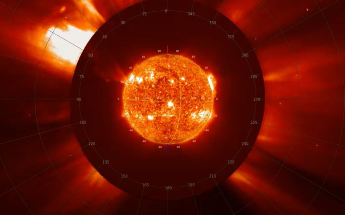 Solar Orbiter capta una erupción gigante en la otra cara del Sol |DPA