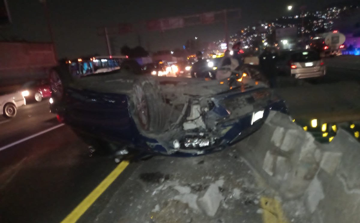 Accidente en la México Pachuca.