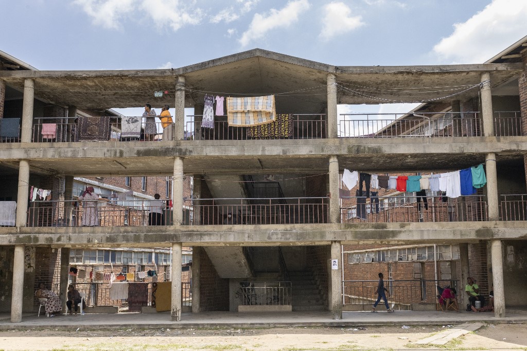 Barriada Alexia en Sudáfrica. (AFP)