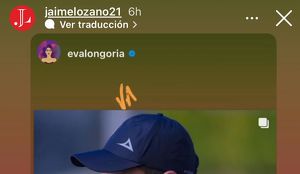 Eva Longoria da la bienvenida a Jaime Lozano a Necaxa (Instagram)