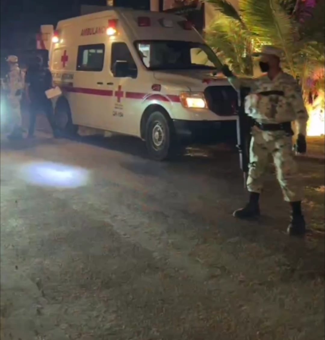 Hay presencia de elementos de seguridad en la zona. (Especial)