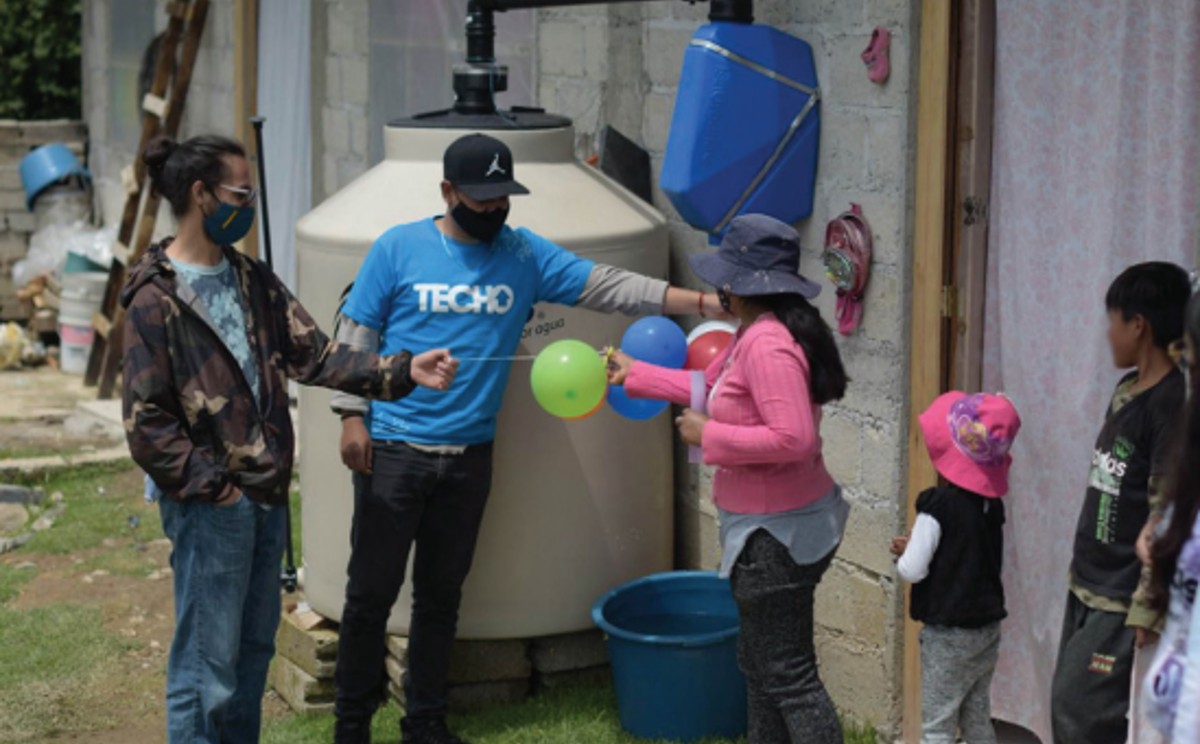 "Hemos construido viviendas de emergencia".