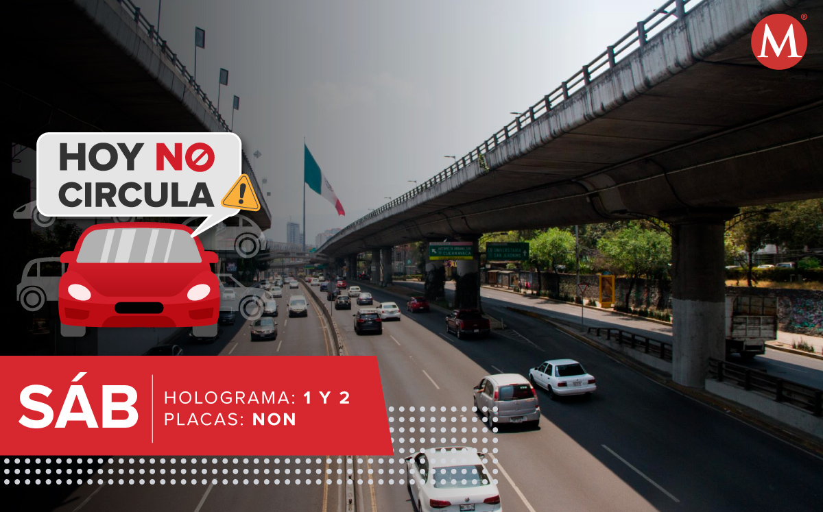 Hoy no circulan los autos con holograma de verificación 1 y 2. | MILENIO