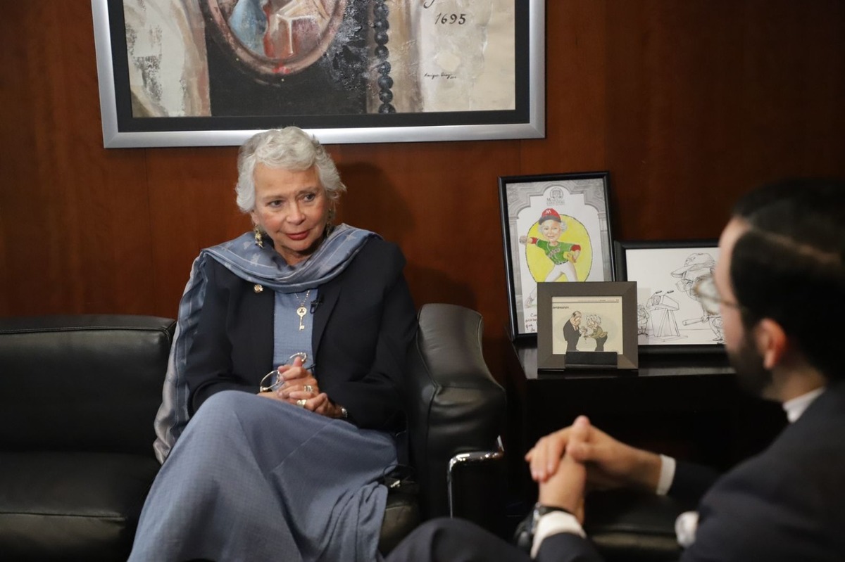 Olga Sánchez Cordero fue la primera notaria pública de la Ciudad de México. (Naomi Antonio)