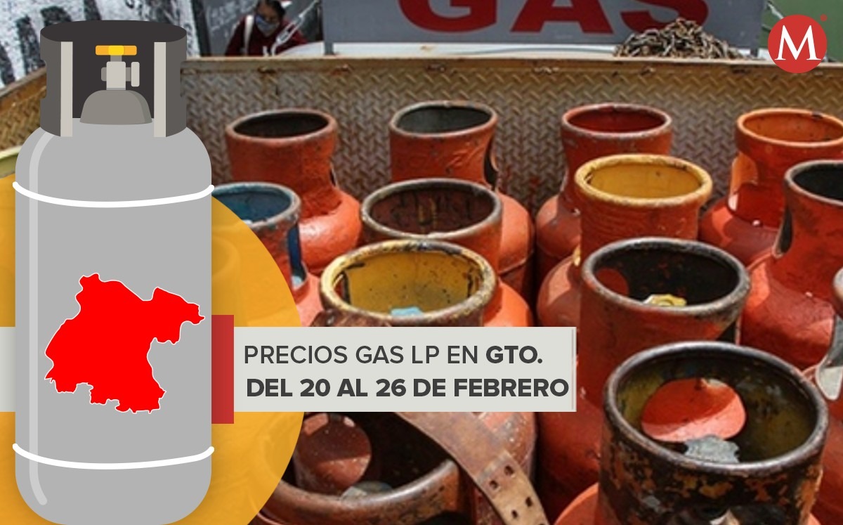 Precios del gas LP en Guanajuato.