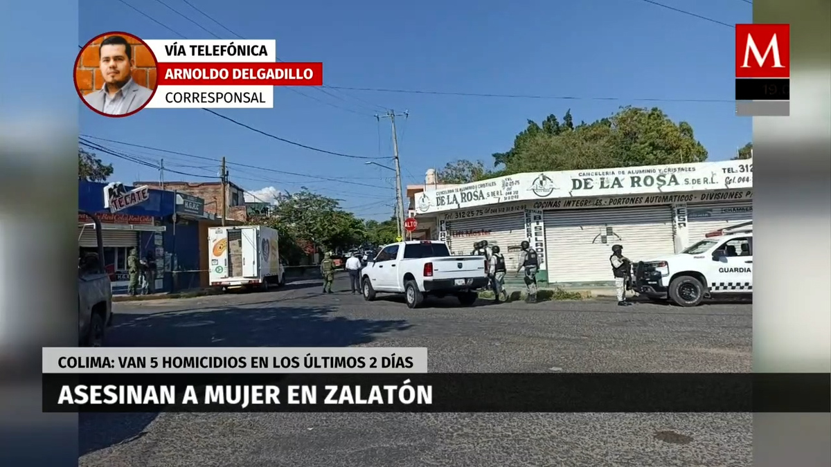 Colima. Asesinan a una mujer en El Zalatón