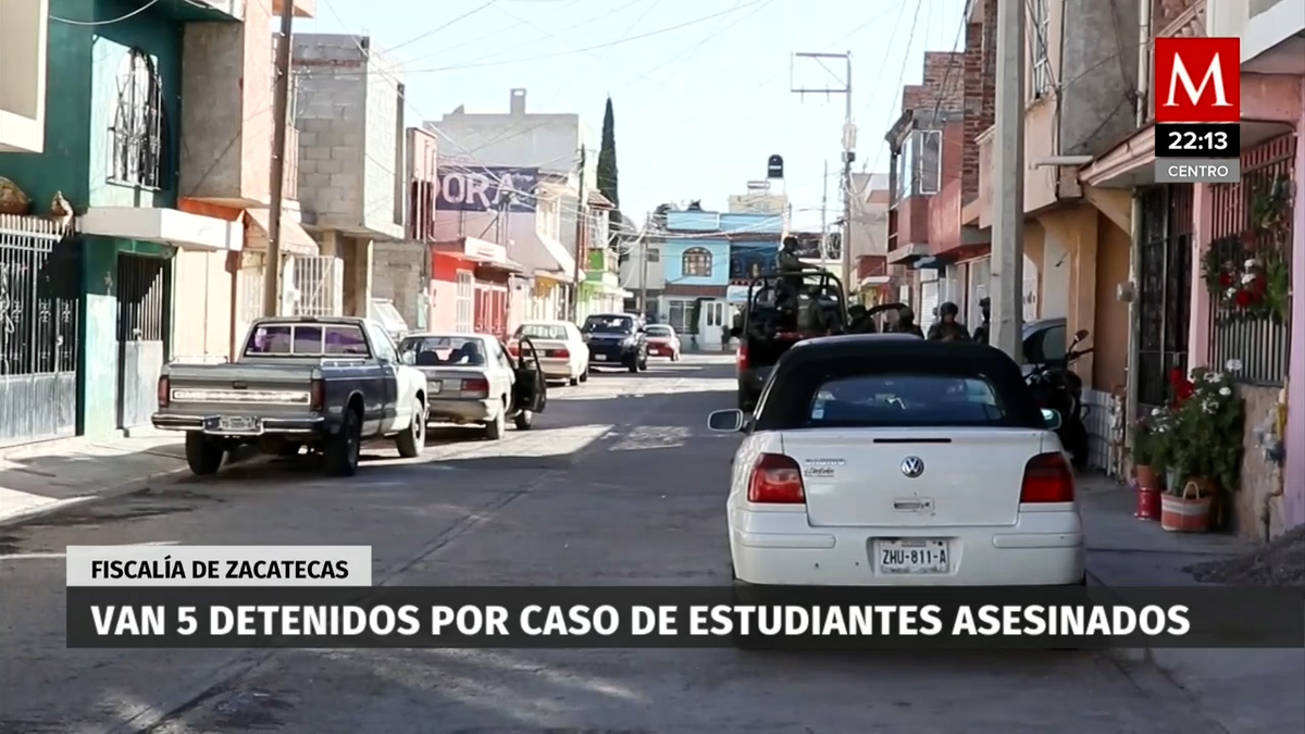 Fiscal de Zacatecas prevé más detenciones por homicidio de 5 jóvenes