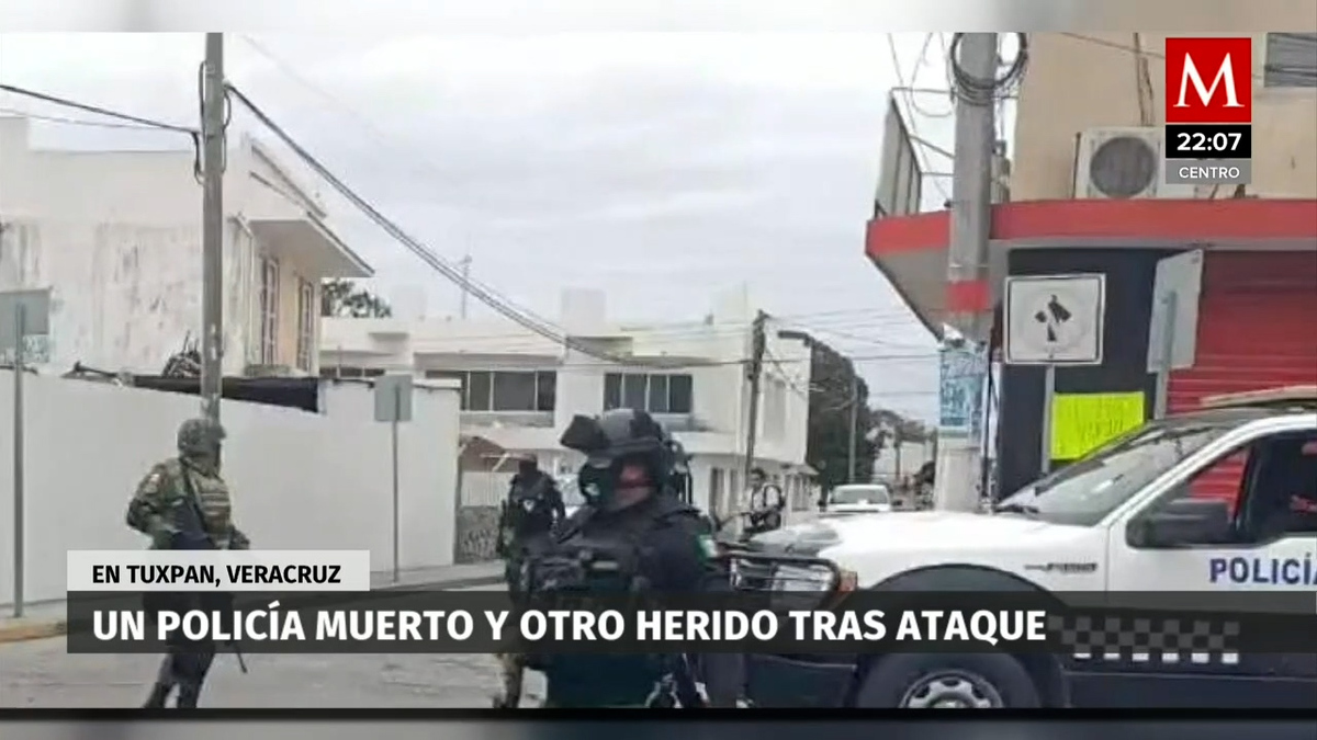 Veracruz. Atacan a elementos de la Secretaría de Seguridad de Tuxpan