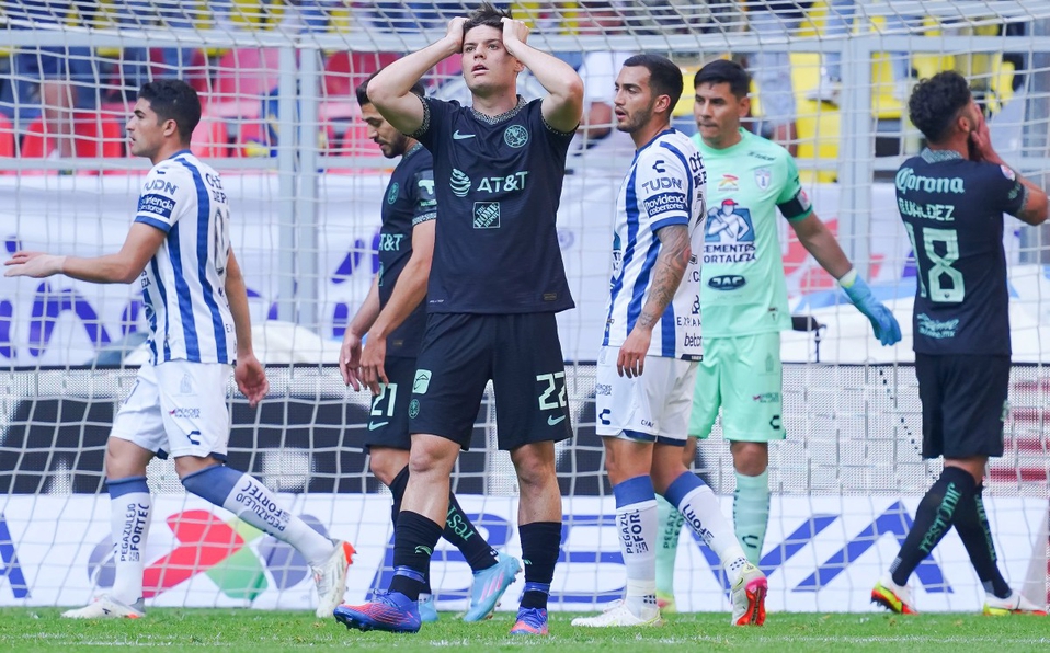 América 1-3 Pachuca; las Águilas, en estado de coma a una semana del Clásico Capitalino