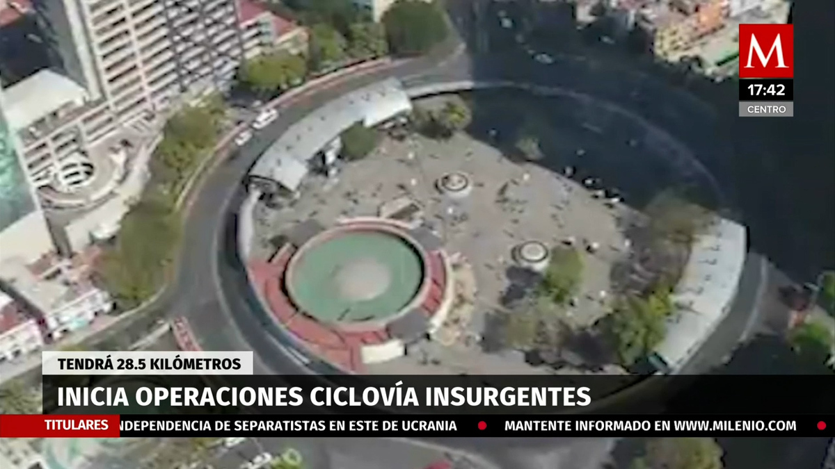 Ciclovía Insurgentes inicia operaciones, recorre 28.5 km